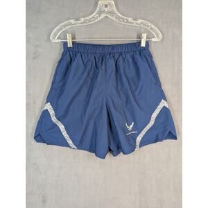 US Air Force Shorts Mens Small Blue PT Training Running Reflective Military